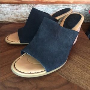 Born Bima Open Toe Mule Heels